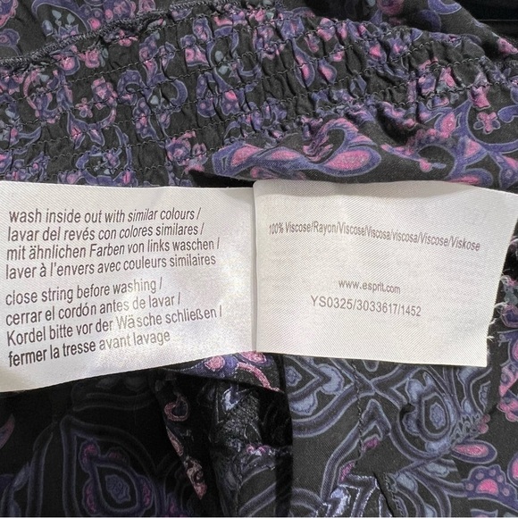 ESPRIT EDC Womens Floral Long Sleeve Dress/Tunic, Size X-Large - Picture 14 of 15
